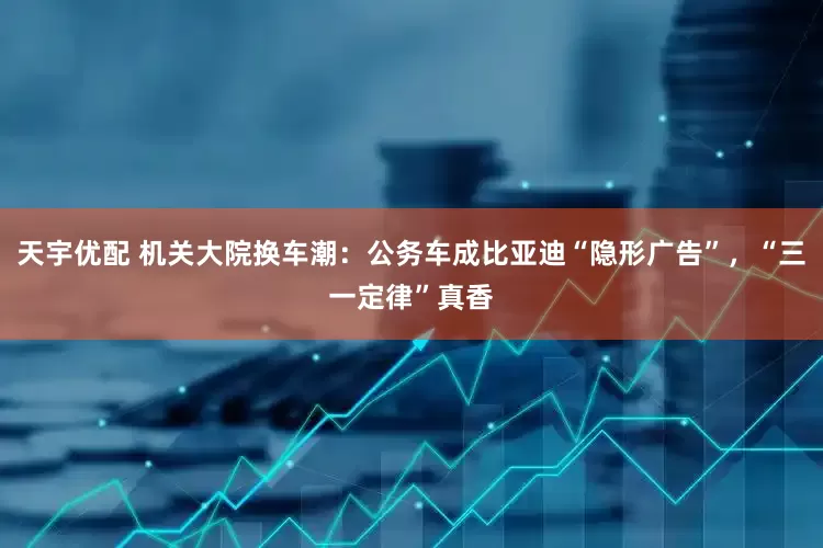 天宇优配 机关大院换车潮：公务车成比亚迪“隐形广告”，“三一定律”真香