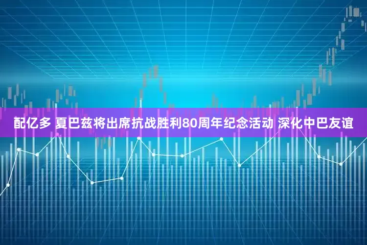 配亿多 夏巴兹将出席抗战胜利80周年纪念活动 深化中巴友谊